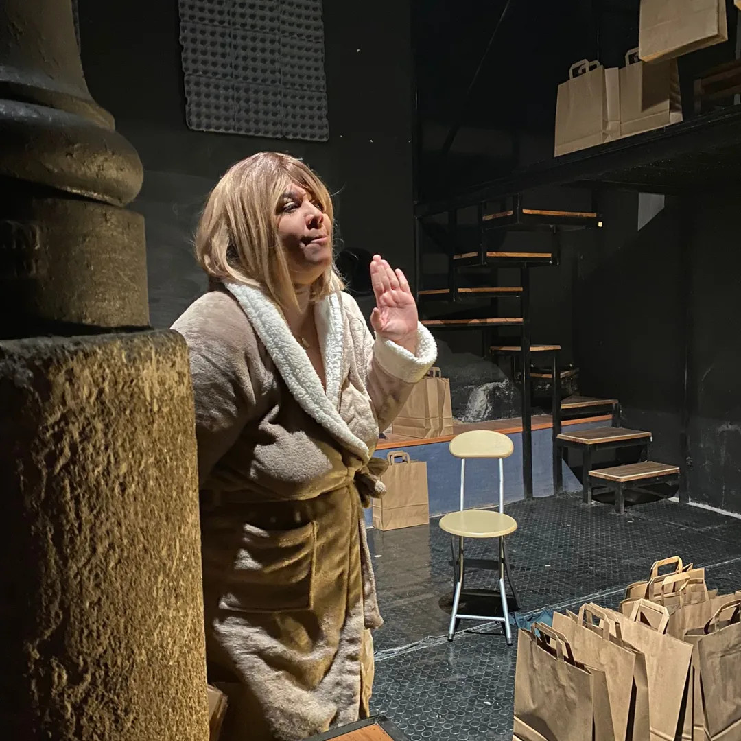 María Carolina García en No quiero verla. Dirección del autor