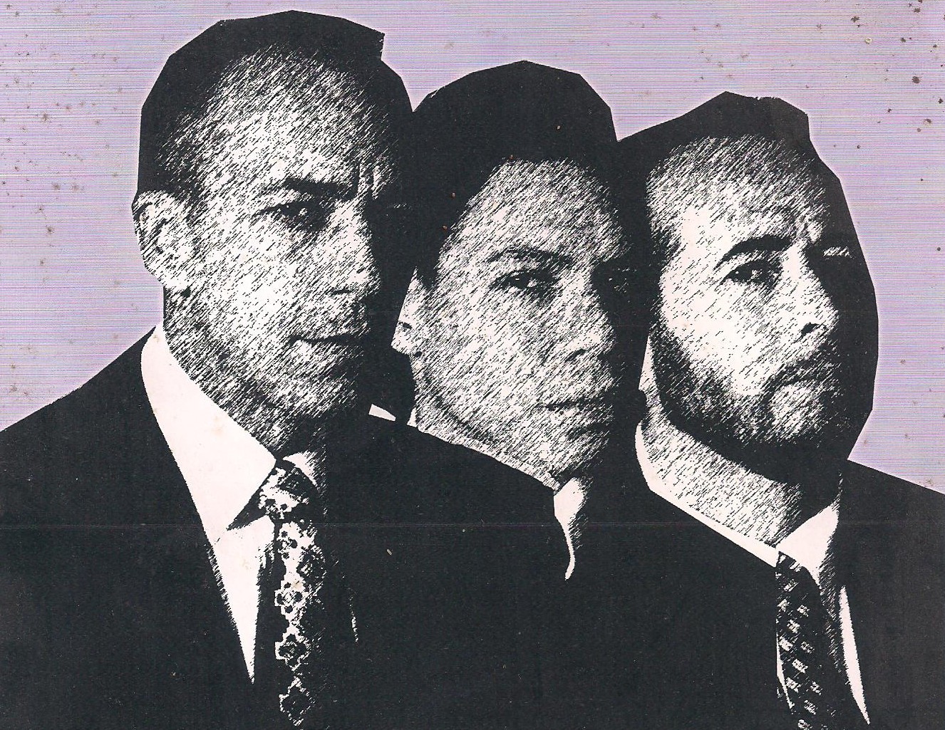 Aitor Gaviria, Frank Spano y Elio Palencia. Primer montaje de Mi hermano José Rosario, Caracas, 2004 (Collage y fotos: Carolina Franquis)