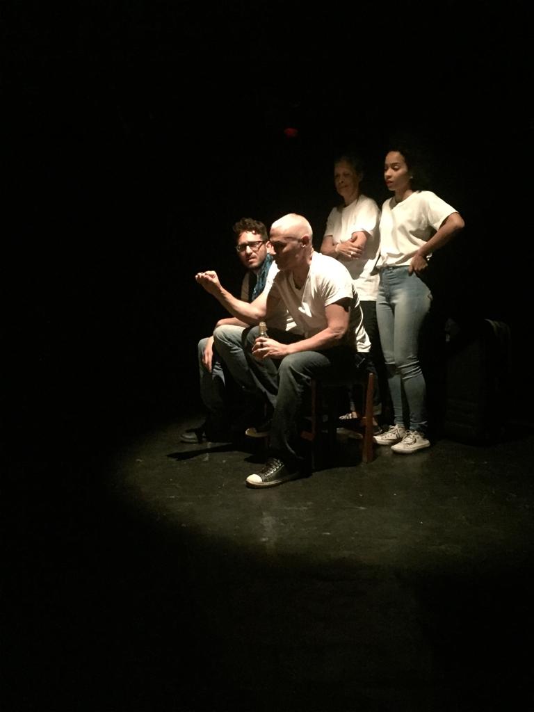 Elenco de En las fronteras. Festival de jóvenes Directores. Dirección Samuel Medina